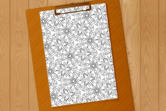 Clockwork Blossums Pattern