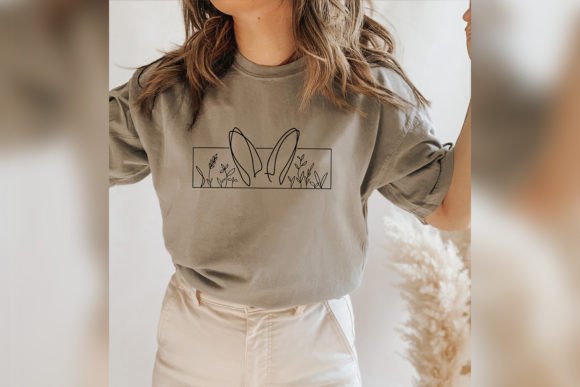 Easter Svg Png Ears Floral Bunny Shirt