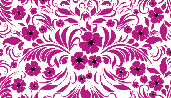 Floral Vintage Seamless Pattern SVG