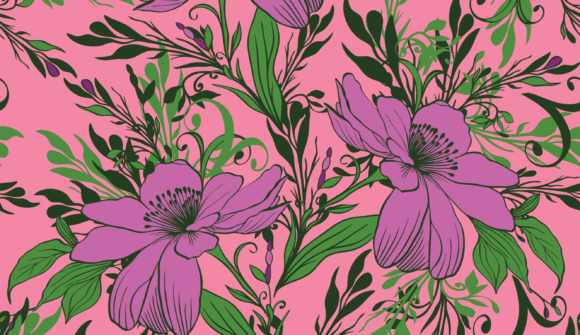 Summer Floral Seamless Pattern 3