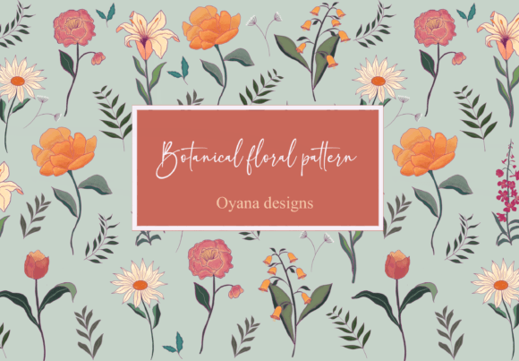 Vintage Elegant Floral Digital Paper